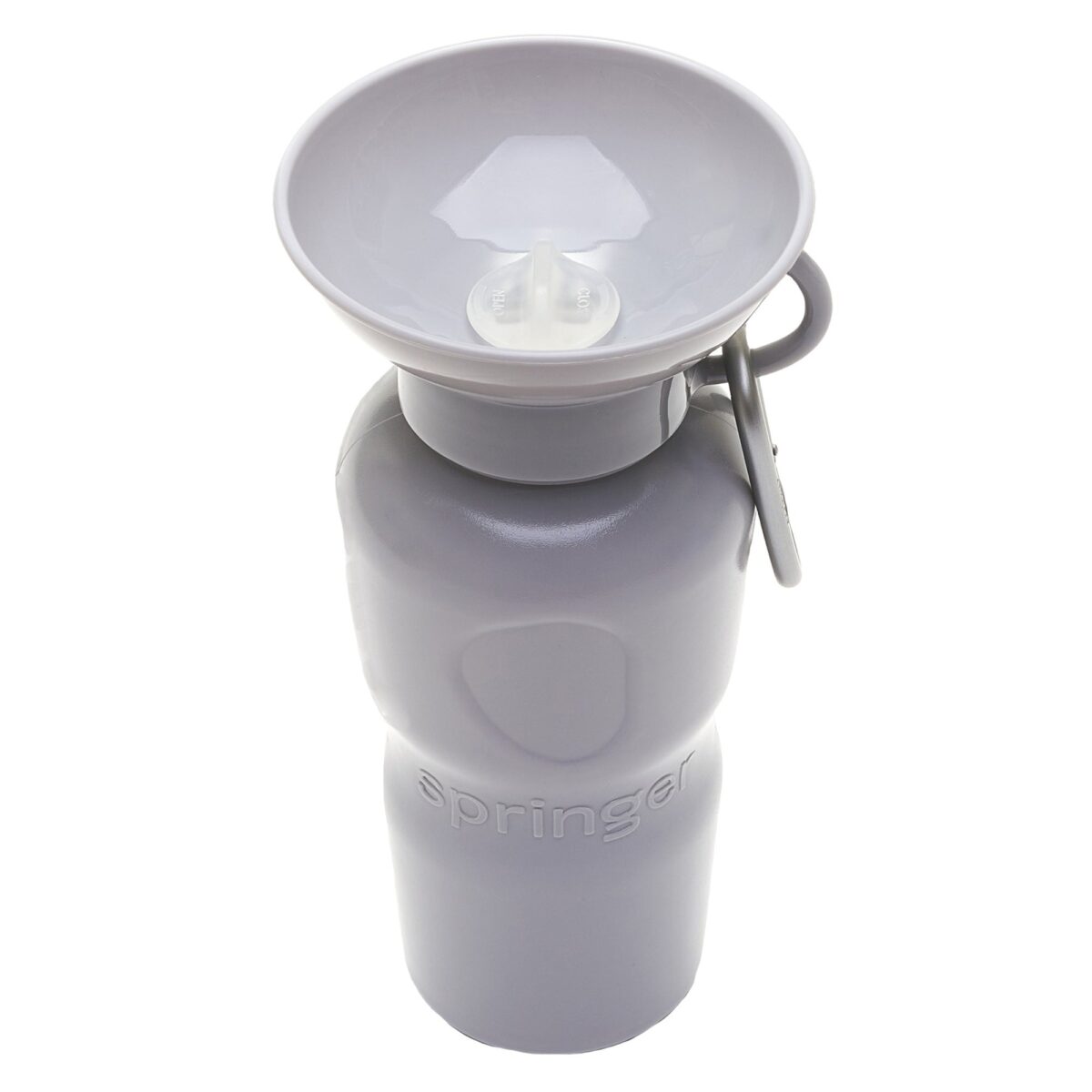 Springer Botella De Agua Para Perros - Classic (22 Oz) &Ndash; 3 &Ndash; Compraya 507 Springer Dog Water Travel Bowl 22Oz - Grey