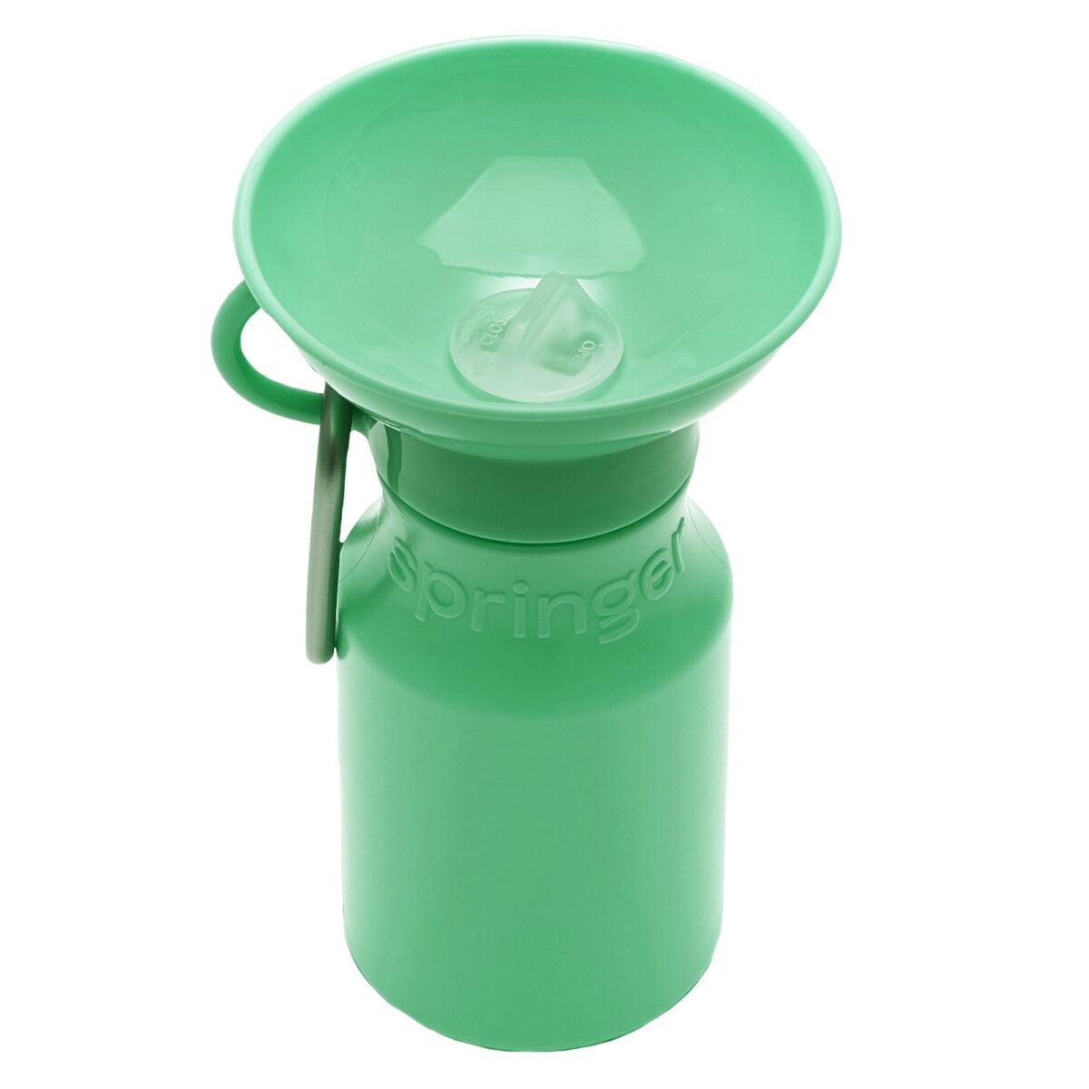 Springer Botella De Agua Para Perros - Mini (15 Oz) &Ndash; 7 &Ndash; Compraya 507 Springer Mini Dog Water Travel Bowl 15Oz - Green