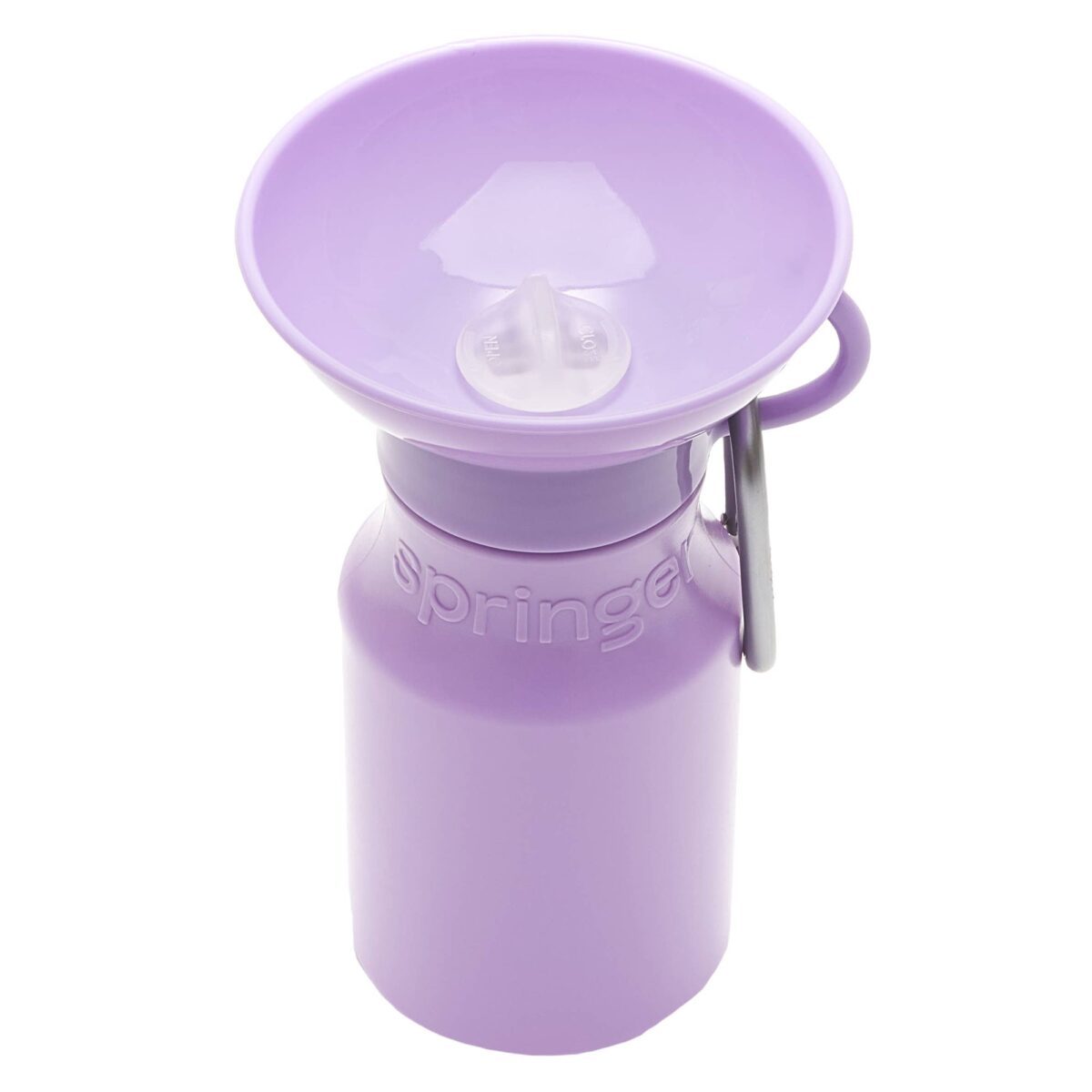 Springer Botella De Agua Para Perros - Mini (15 Oz) &Ndash; 4 &Ndash; Compraya 507 Springer Mini Dog Water Travel Bowl 15Oz - Lilac