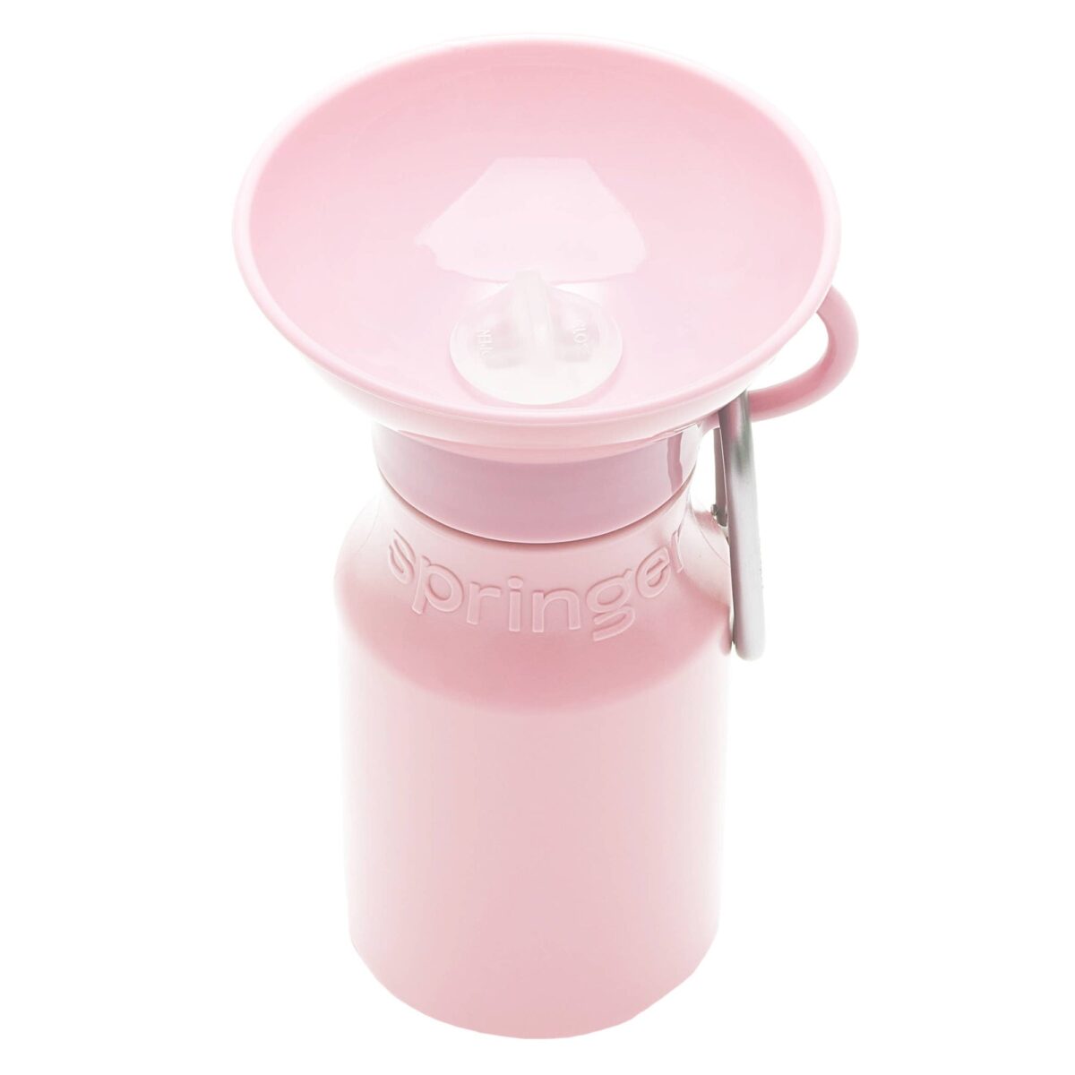 Springer Botella De Agua Para Perros - Mini (15 Oz) &Ndash; 5 &Ndash; Compraya 507 Springer Mini Dog Water Travel Bowl 15Oz - Pink