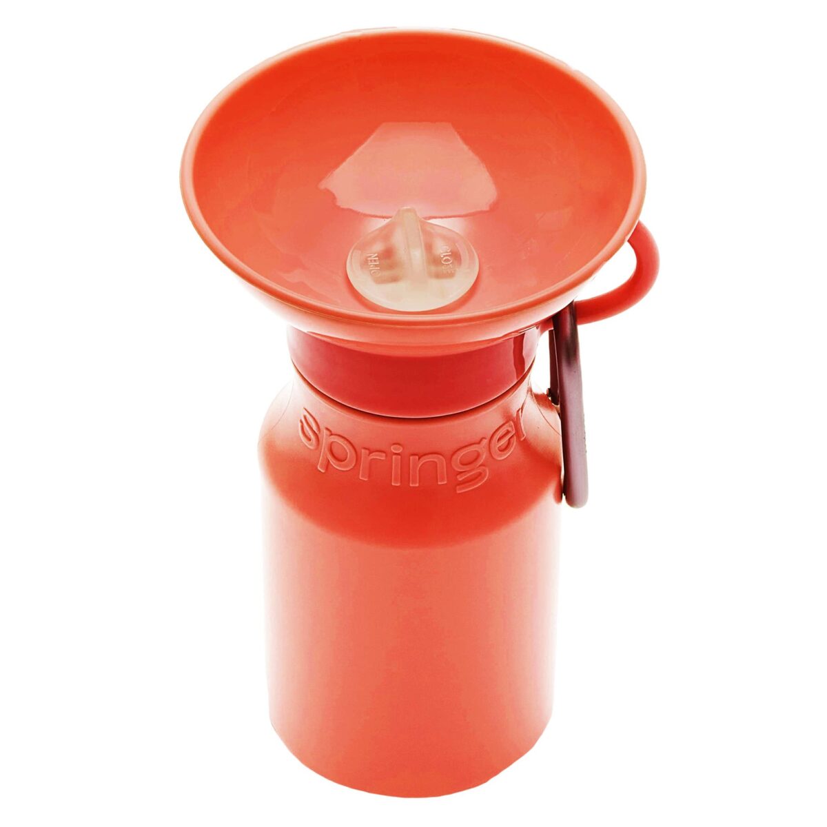 Springer Botella De Agua Para Perros - Mini (15 Oz) &Ndash; 3 &Ndash; Compraya 507 Springer Mini Dog Water Travel Bowl 15Oz - Poppy