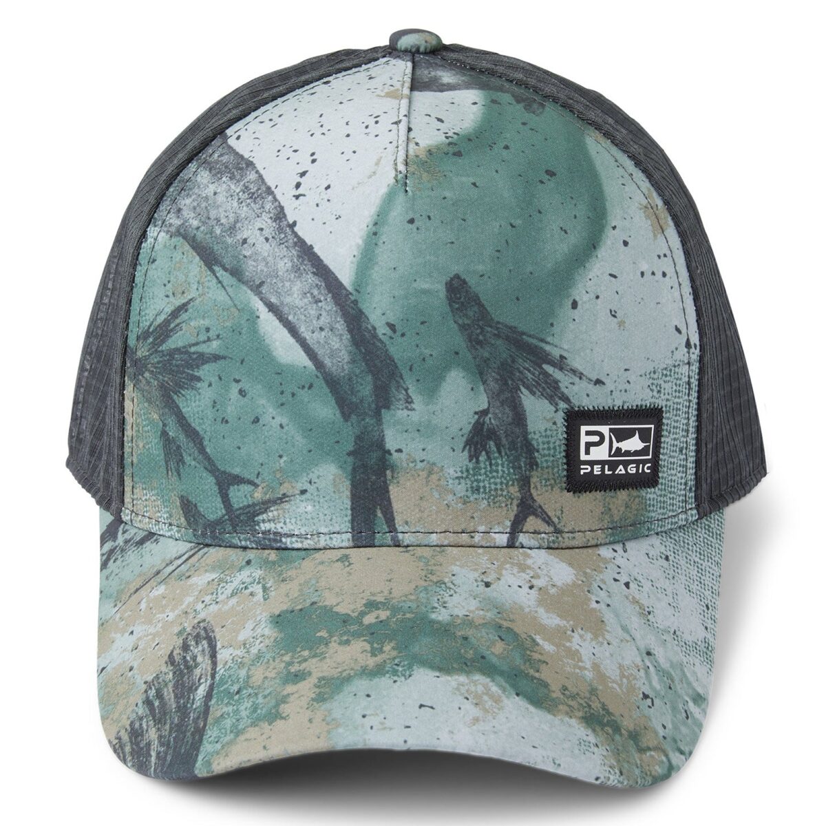 Pelagic Echo Open Seas Performance Trucker Cap - Green - Image 3