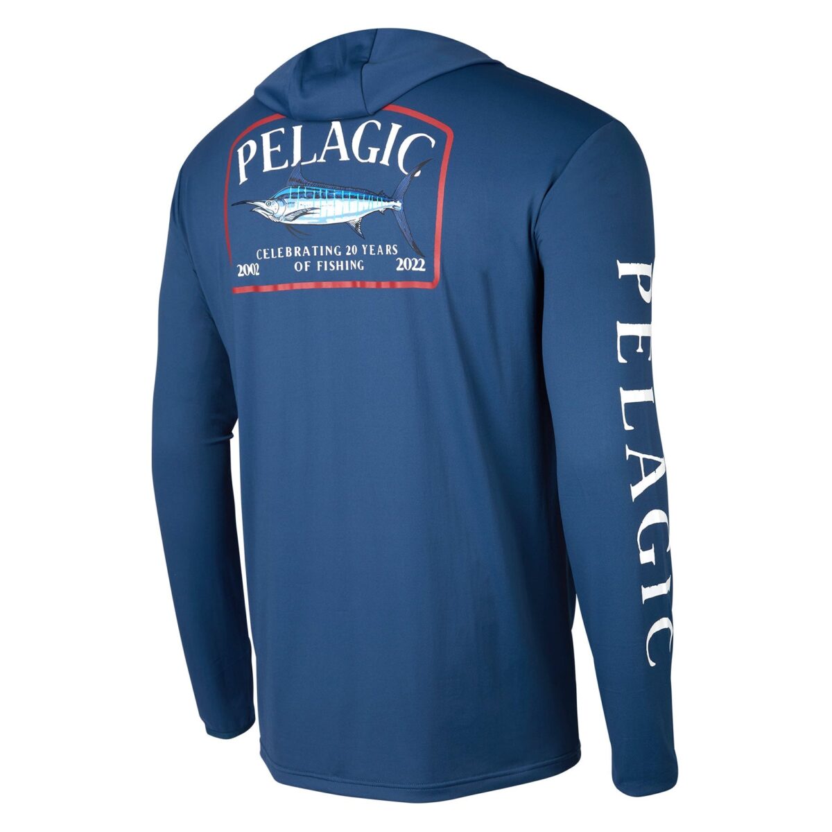 Pelagic Men’s Defcon Upf 50+ Hooded Fishing Shirt - Smokey Blue &Ndash; 2 &Ndash; Compraya 507 Pelagic Men’s Defcon Upf 50+ Hooded Fishing Shirt - Smokey Blue - Image 2