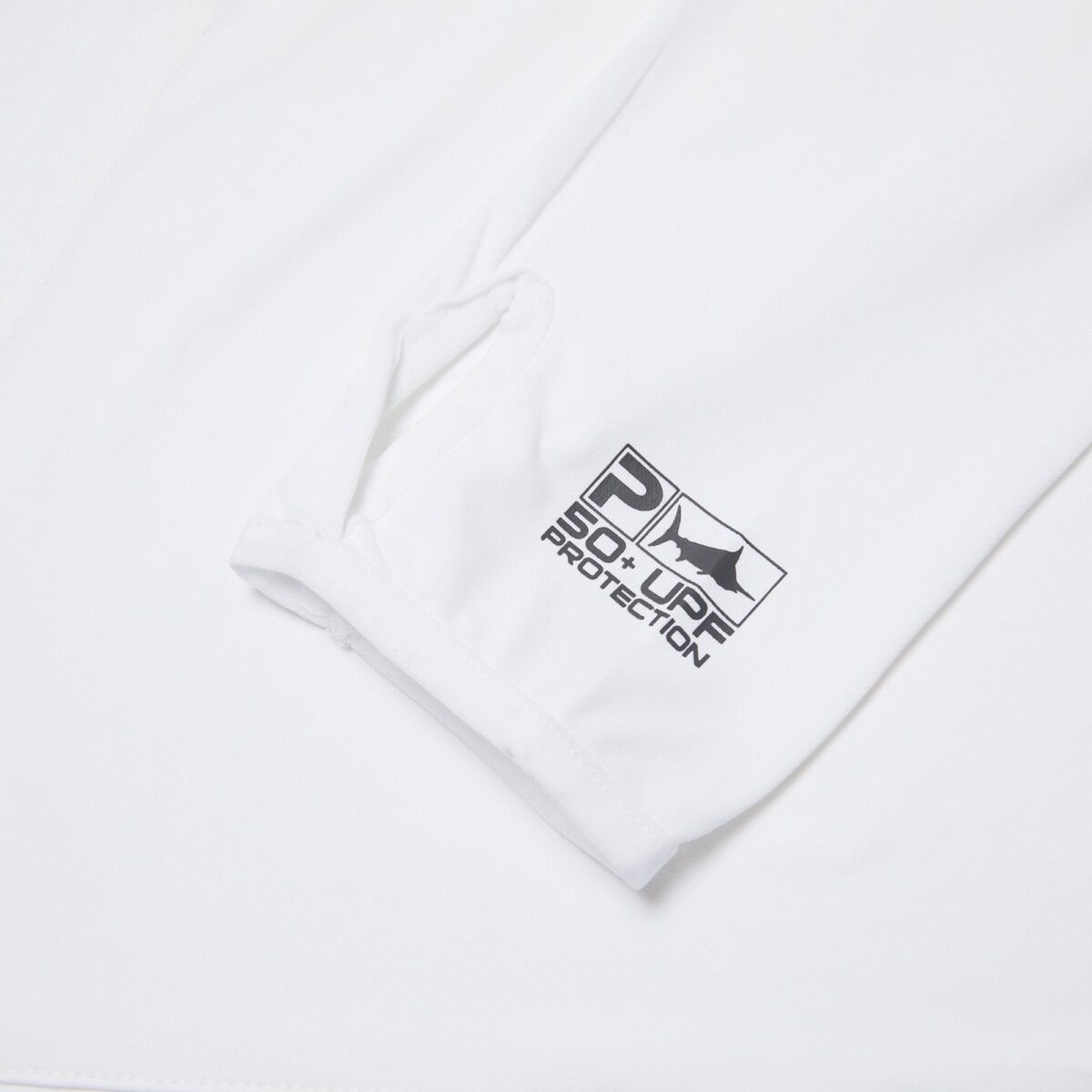 Pelagic Men’s Defcon Icon Upf 50+ Hooded Fishing Shirt - White &Ndash; 5 &Ndash; Compraya 507 Pelagic Men’s Defcon Icon Upf 50+ Hooded Fishing Shirt - White - Image 5