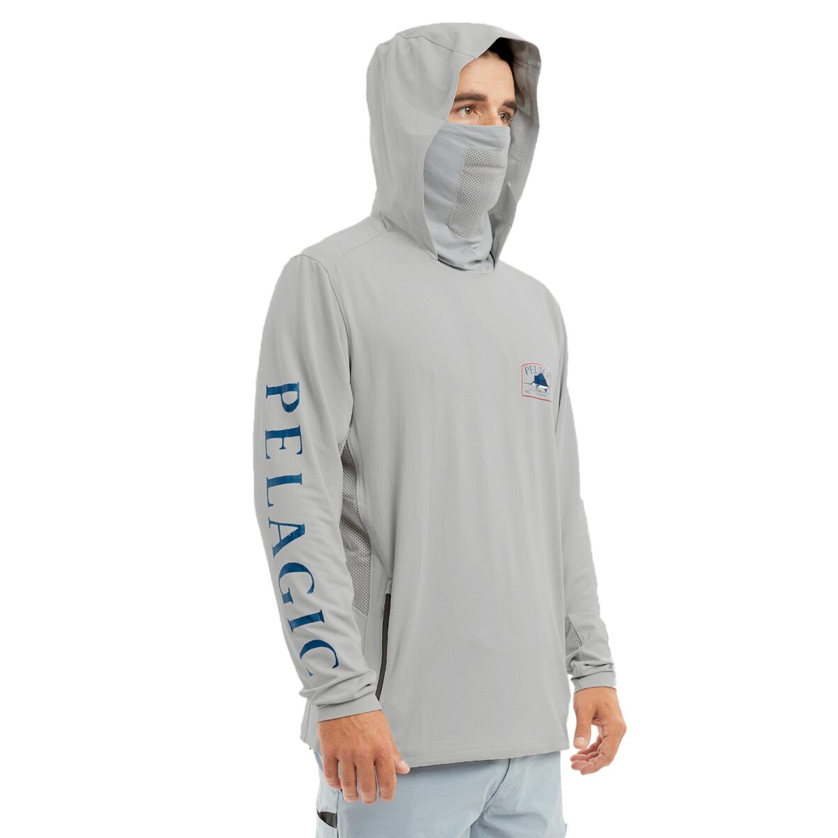 Pelagic Men’s Exo-Tech Game Fish Upf 50+ Hooded Fishing Shirt - Grey &Ndash; 1 &Ndash; Compraya 507 Pelagic Men’s Exo-Tech Game Fish Upf 50+ Hooded Fishing Shirt - Grey