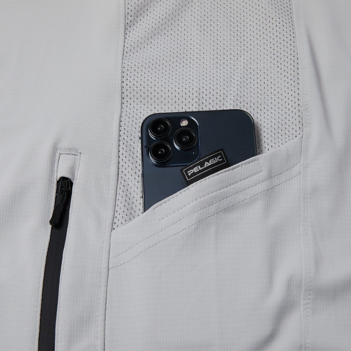 Pelagic Men’s Exo-Tech Game Fish Upf 50+ Hooded Fishing Shirt - Grey &Ndash; 5 &Ndash; Compraya 507 Pelagic Men’s Exo-Tech Game Fish Upf 50+ Hooded Fishing Shirt - Grey - Image 5