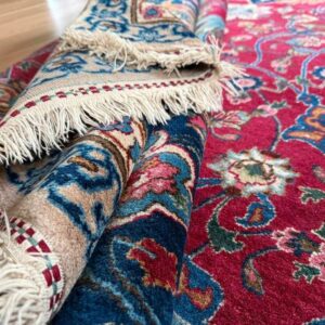 Hand-Knotted Persian Tabriz Carpet