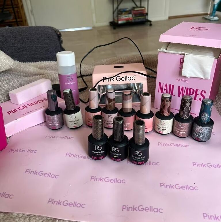 Set Pink Gellac &Ndash; 1 &Ndash; Compraya 507 Pink Gellac Set - Compraya 507