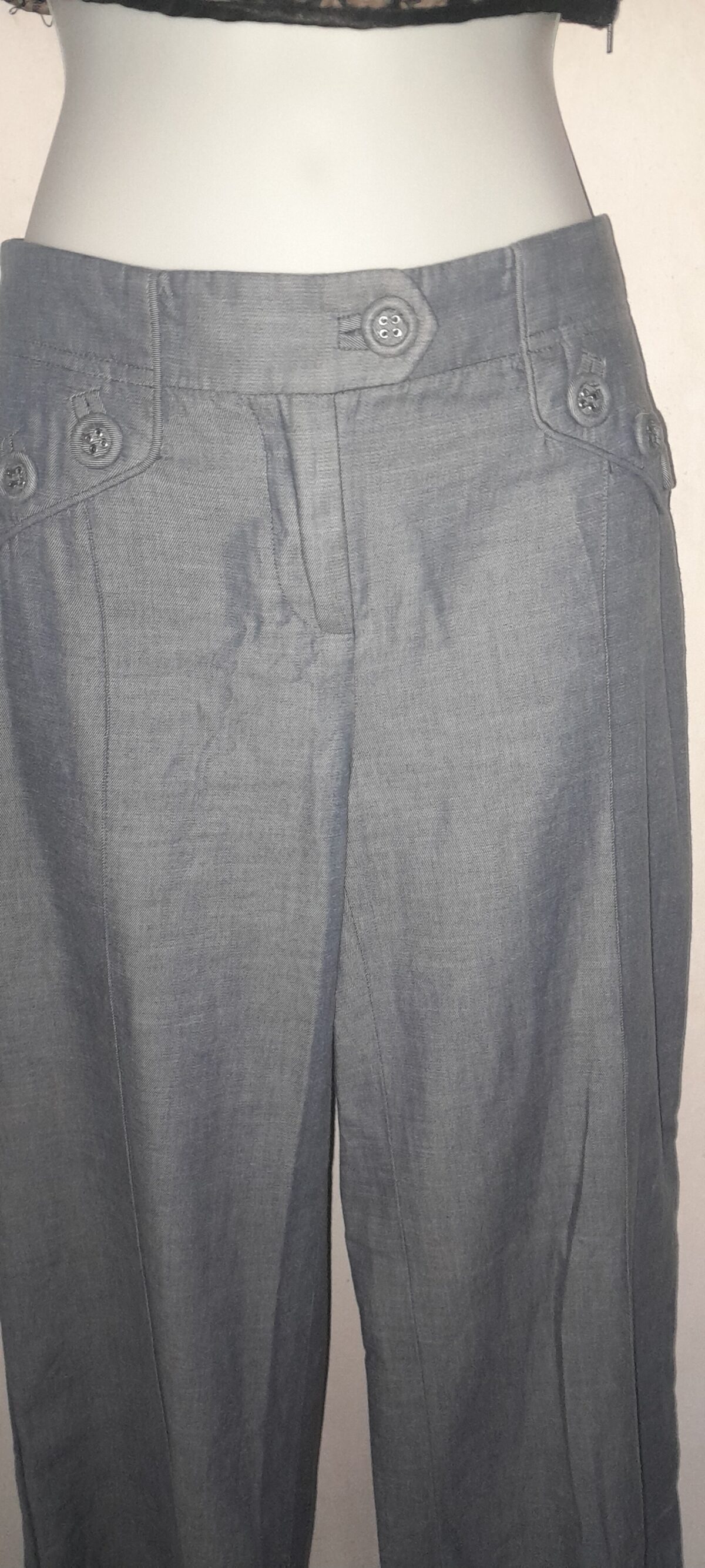 Pantalón Palazzo Azul Claro &Ndash; 3 &Ndash; Compraya 507 Pantalón Palazzo Azul Claro - Image 3