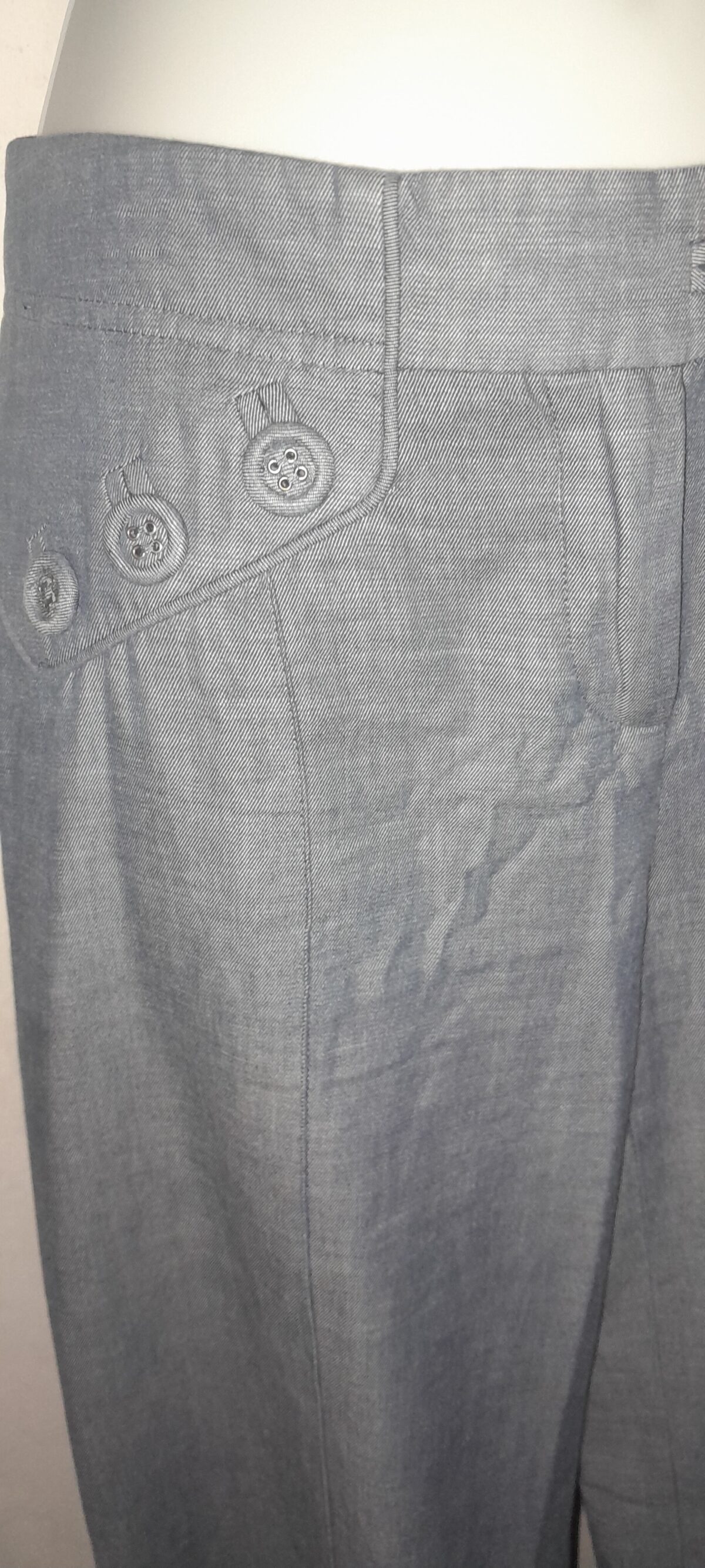 Pantalón Palazzo Azul Claro &Ndash; 4 &Ndash; Compraya 507 Pantalón Palazzo Azul Claro - Image 4